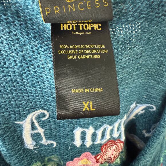 Disney Her Universe Hot topic Women's Sweater XL Snow White seven dwarfs G4-26 - Picture 8 of 8